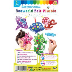 Seaworld Felt Plushie Kit Seaworld Felt Plushie Kit